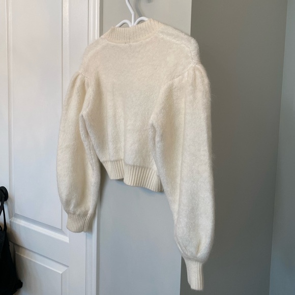 Cropped cardigan with F logo - Picture 6 of 11